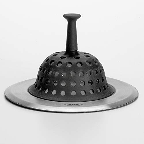 OXO Good Grips Silicone Sink Strainer, Black