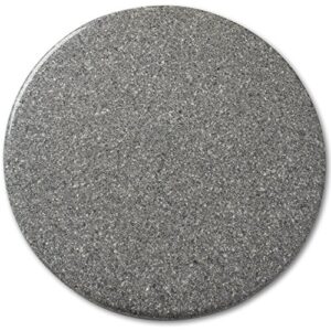 midnight gray, gloss, 16″, cultured granite, crater, lazy susan, turntable