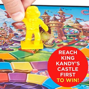 Hasbro Gaming Candy Land Kingdom Of Sweet Adventures Board Game For Kids Ages 3 & Up (Amazon Exclusive), Red