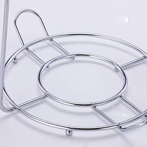 UPKOCH Metal Coffee Mug Cup Holder Hook Organizer Stand Kitchen Plate Utensil Drying Display Rack for Cafe Shop Cabinet Counter Desk