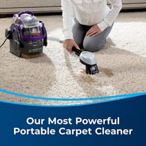 BISSELL SpotClean Pet Pro Portable Carpet Cleaner, 2458, Grapevine Purple, Black