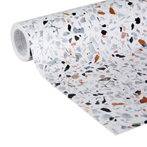 Duck 286457 EasyLiner Adhesive Laminate Surfaces Shelf Liner, Terrazzo, 20 in. x 15 ft., 6 Rolls