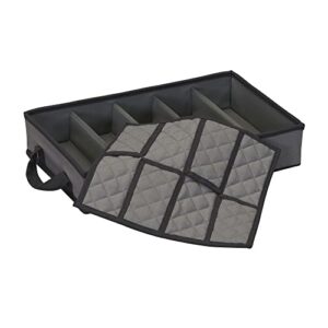 Household Essentials Gray Flatware Storage Box