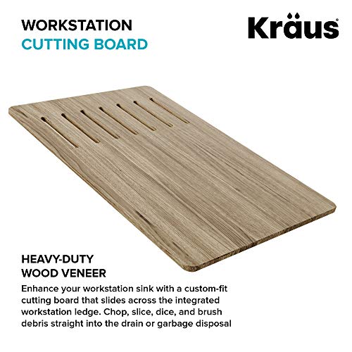 Kraus KCB-WS301SA Kore Cutting Board, 16 7/8" x 11"