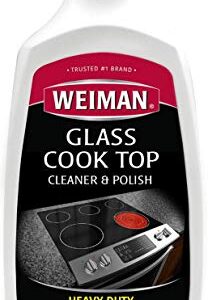 Weiman Non-Abrasive, No Scratch Induction Glass Ceramic Stove Cooktop Heavy Duty Cleaner and Polish, 20 Ounce