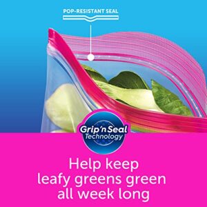 Ziploc Gallon Food Storage Bags, Grip 'n Seal Technology for Easier Grip, Open, and Close, 75 Count, Pack of 2 (150 Total Bags)