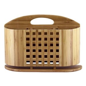 totally bamboo “eco” utensil, flatware and cutlery drying caddy for totally bamboo eco dish drying rack