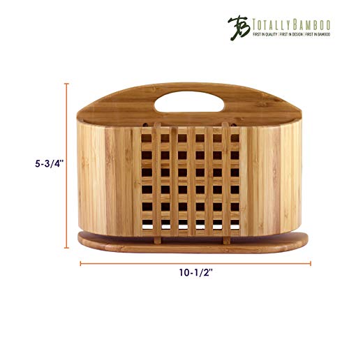 Totally Bamboo "Eco" Utensil, Flatware and Cutlery Drying Caddy for Totally Bamboo Eco Dish Drying Rack