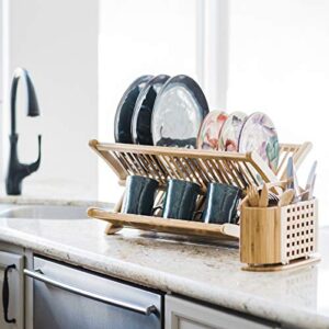 Totally Bamboo "Eco" Utensil, Flatware and Cutlery Drying Caddy for Totally Bamboo Eco Dish Drying Rack