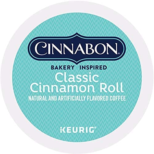 Cinnabon Classic Cinnamon Roll Keurig Single-Serve K-Cup Pods, Light Roast Coffee, 48 Count