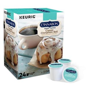 Cinnabon Classic Cinnamon Roll Keurig Single-Serve K-Cup Pods, Light Roast Coffee, 48 Count