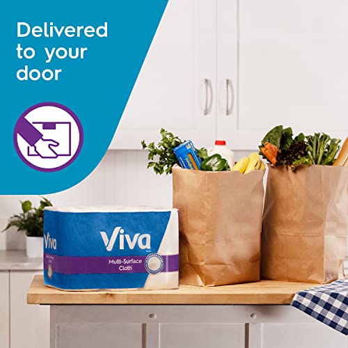 Viva Multi-Surface Cloth Paper Towels, Task Size - 24 Super Rolls (81 Sheets per Roll)