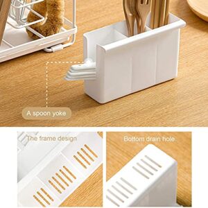 Sifanhao Expandable Pot Rack Organizer Shelf Expandable Cookware Organizer Baking Pan Organizer Kitchen Pot Lid Rack Organizer (White)