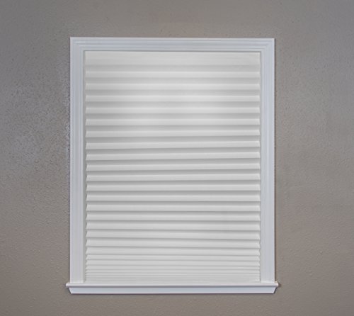 Redi Shade No Tools Original Light Filtering Pleated Paper Shade White, 36 in x 72 in, 6 Pack