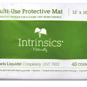 INTRINSICS Multi-Use Protective Mat, 12" x 16", 40 count pack