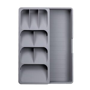 jmswenjuan kitchen drawer organizer tray – expandable cutlery organizer for flatware silverware gadgets