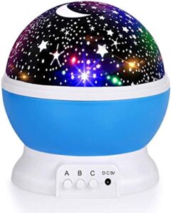 night light for kids, fortally kids night light, star night light, nebula star projector 360 degree rotation – 4 led bulbs 12 light color changing with usb cable, romantic gifts for men women children