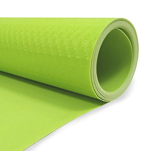 Shelf Liners, EVA Non-Slip Drawer Mats, Non-Adhesive Cupboard Pad, Kitchen Cabinet Lining Cushion Bathroom Drawers for Home, 17.7 x 59 inches - Green