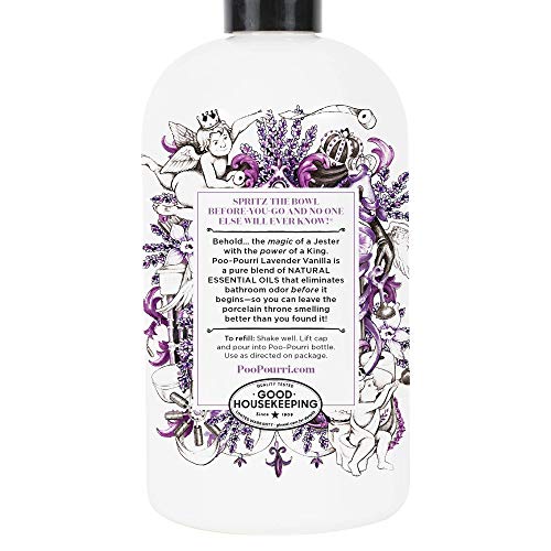 Poo-Pourri Before-You- go Toilet Spray, 16 Fl Oz (Pack of 1), Lavender Vanilla