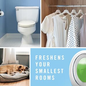 Febreze Small Spaces Air Freshener, Plug in Alternative for Home, Linen & Sky, Odor Fighter for Strong Odor (4 Count)