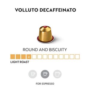 Nespresso Capsules OriginalLine, Volluto Decaffeinato Mild Roast Coffee, 10 Count (Pack of 5) Coffee Pods, Brews 1.35 Ounce, (ORIGINALLINE ONLY)