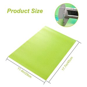 Refrigerator Mats 12 Pack,Washable Fridge Mats Pads 17.7"x11.4" Waterproof Refrigerator Liners for Shelves,Table Mats Shelf Liners