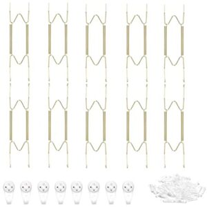 Apint Plate Hanger Plate Dish Display Plate Hangers For The Wall Decoration- (10 Pack) (10inch/10pcs)