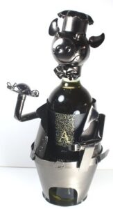 new! pig waiter wine bottle holder