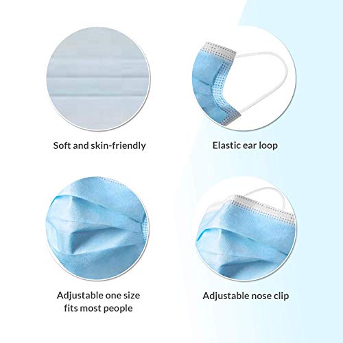 Hygenix 3ply Disposable Face Masks PFE 99% Filter Quality Tested by a US lab (Pack of 50 Pcs)