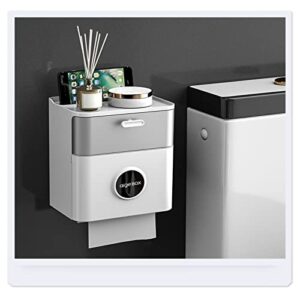 toumeny paper towel organizer, toilet paper storage box, wet towel dispenser, multifunctional paper towel organizer