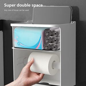 TOUMENY Paper Towel Organizer, Toilet Paper Storage Box, Wet Towel Dispenser, Multifunctional Paper Towel Organizer