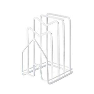 lunmore kitchen pantry organizer rack for dinnerware, bakeware, cookware, cutting boards, pan lids