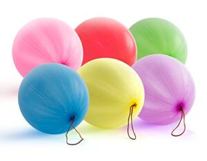 giraffe – easter basket stuffer – neon punch balloons – (30 count) i punch balloons party favors for kids i heavy duty punching balloons with rubber bands i punching balloons for kids i birthday party