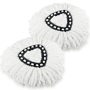 2 pack spin mop refill replacement head compatible with ocedar easywring spinning mop – microfiber mop replace heads
