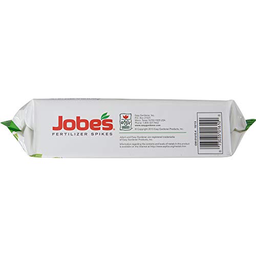 Jobe’s, 01660, Fertilizer Spikes, Tree & Shrubs, Includes 15 Spikes, 12 ounces, Brown