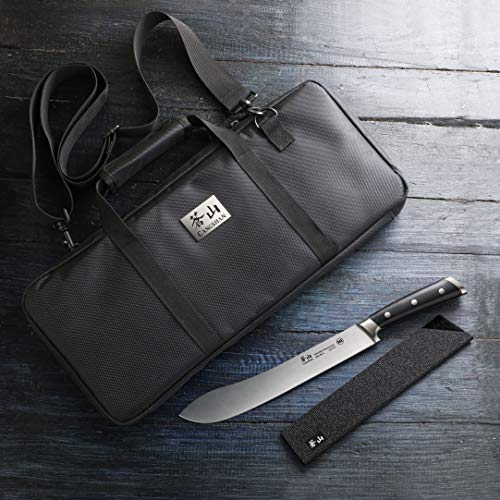 Cangshan 1023770 7-Piece Cut-Resistant Nylon Cutlery Knife Bag with Strap, Bag Only (CUTLERY NOT INCLUDED)