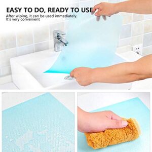 Aoyuexi Refrigerator Mats,Refrigerator Liners for Shelves Washable Fridge Mats Liners Waterproof Fridge Pads Mat Shelves Drawer 17.7x11.8inch