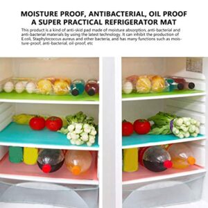 Aoyuexi Refrigerator Mats,Refrigerator Liners for Shelves Washable Fridge Mats Liners Waterproof Fridge Pads Mat Shelves Drawer 17.7x11.8inch