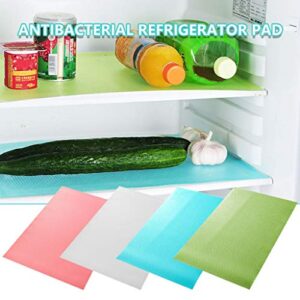 Aoyuexi Refrigerator Mats,Refrigerator Liners for Shelves Washable Fridge Mats Liners Waterproof Fridge Pads Mat Shelves Drawer 17.7x11.8inch