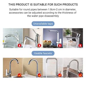 SooGree Kitchen Sink Organizer Over Faucet Sponge Holder,304 Stainless Steel Heavy Duty Thickening Hanging Faucet Drain Rack for Scrubbers,Soap,Bathroom,Detachable Storage Rack(Heighten and Lengthen)