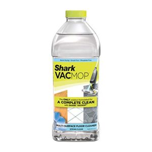 shark multi-surface cleaner 2 liter bottle vcm60 vacmop refill, spring clean scent, 67 fl oz