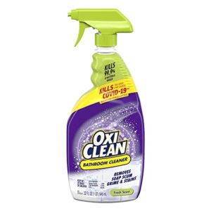 kaboom shower, tub & tile with the power of oxiclean stainfighters, 32oz. bathroom cleaner