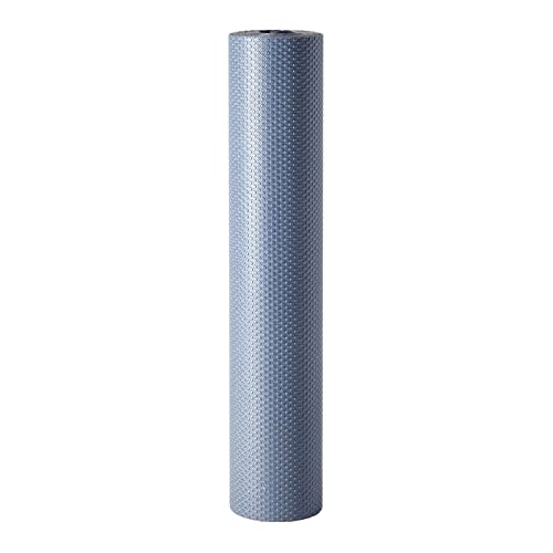 Grey Plastic Shelf Liners, Non-Adhesive Roll for Kitchen, Fridge, Pantry, Drawers (17.5 in x 20 Ft)