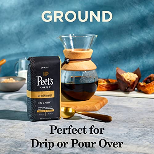 Peet's Coffee, Medium Roast Ground Coffee - Big Bang 18 Ounce Bag