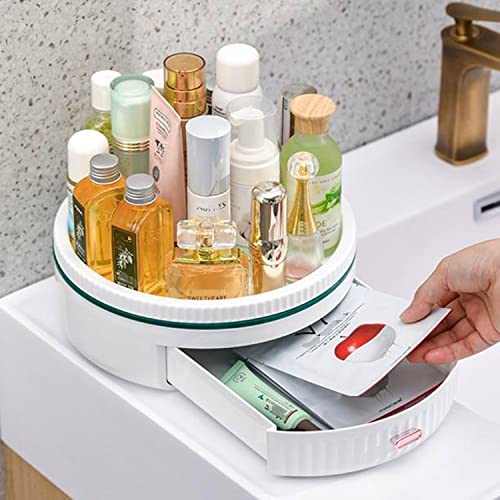 Lazy Susan Organizer,360 Degree Rotating Makeup Perfume Organizer with Large Capacity,Spice Turntable,for Kitchen,Bathroom,Bedroom Dresser,Cabinet Countertop Organization and Storage