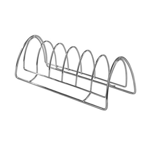 Spectrum Diversified St. Louis Kitchen Lid Holder Organizer for Plates, Cutting Boards Bakeware, Cooling Racks, Pots & Pans, Serving Trays, and Reusable Containers, Chrome