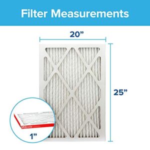 Filtrete 20x25x1, AC Furnace Air Filter, MPR 1000, Micro Allergen Defense, 2-Pack (exact dimensions 19.688 x 24.688 x 0.84)