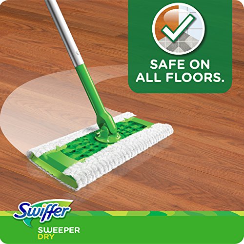 Swiffer Sweeper Dry Sweeping Pad, Multi Surface Refills for Dusters Floor Mop with Febreze Lavender Scent, 52 Count