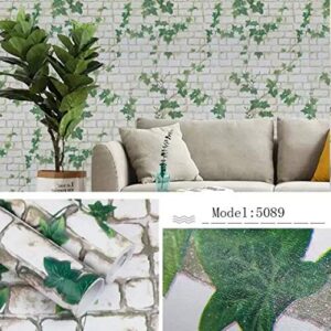 HOYOYO 17.8 x 78 Inches Self-Adhesive Shelf Liner, Self Adhesive Shelf Liner Dresser Drawer Paper Wall Sticket Home Decoration, Grape Leaf