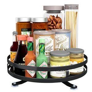 mayayoo lazy susan turntable organizer, 10 inch round rotating spice rack for cabinet, kitchen, pantry, countertop, refrigerator, vanity, bathroom